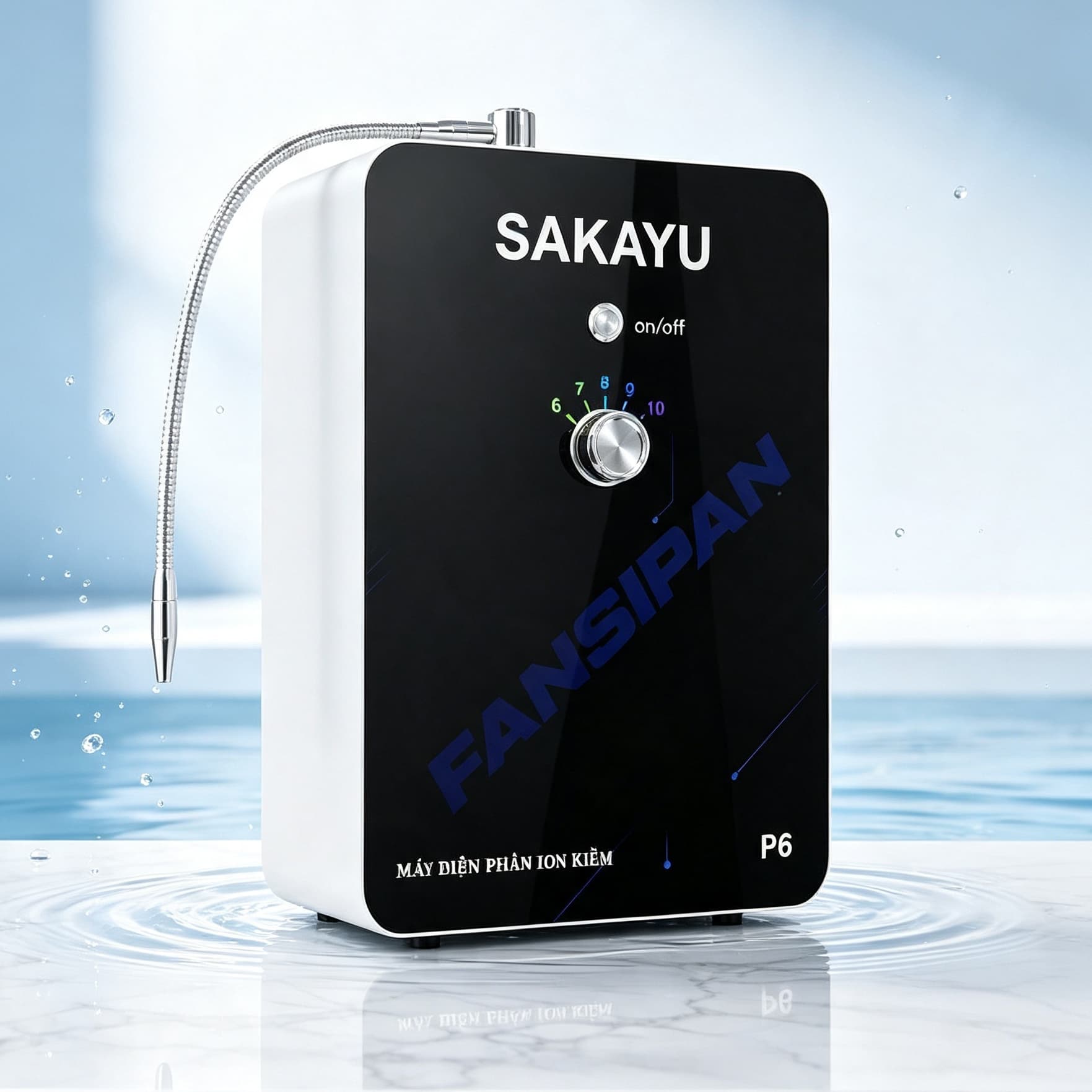 Máy Lọc Nước SAKAYU P6 — Lọc Đa Cấp, Kháng Khuẩn Ag+, Không Thải Nước, Tiết Kiệm Điện